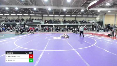 126 lbs Consi Of 16 #2 - Cameron Birnbaum, Sharon vs Nate Pass, Bedford