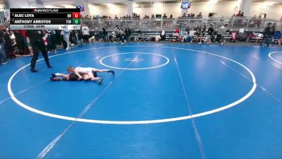 46 lbs Cons. Semi - Anthony Arroyos, Takedown Elite Wrestling vs Alec Loya, Dumas Wrestling