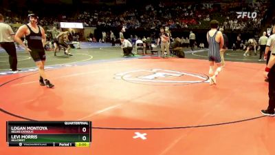 190 Class 3 lbs Quarterfinal - Logan Montoya, Helias Catholic vs Levi Morris, Hillcrest