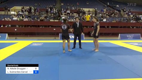 Natasha Nikole Druggan vs Laura Guimarães Carvalho 2024 Pan IBJJF Jiu-Jitsu No-Gi Championship