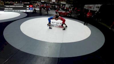 150 lbs Champ. Rd Of 32 - Cole Danger Stevenson, Sunnyvale Wrestling Club vs Greg Ruiz, Orange County Grappling