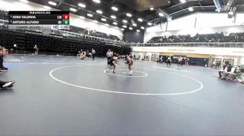 133 lbs Champ. Round 1 - Arturo Alfaro, Moorpark College vs Josh Valdivia, Lemoore College