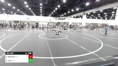 74 lbs 5th Place - Elijohn Baptista, Golden Backs MRTC vs Xavier Ceh, Bear Cave