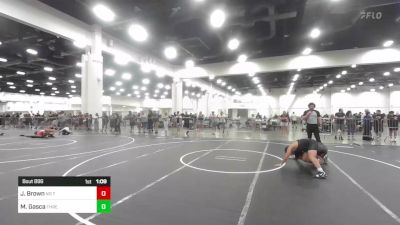 150 lbs Quarterfinal - Joshua Brown, No Team vs Maxximus Gasca, Threshold WC