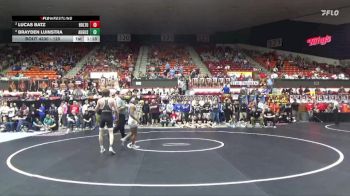 120 lbs Semifinal - Brayden Luinstra, Augusta vs Lucas Batz, Holton Hs