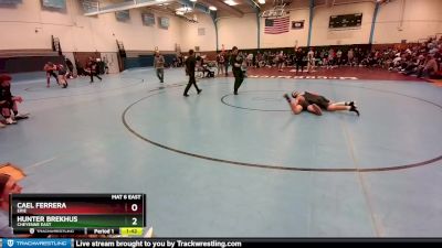 130-130 lbs Round 1 - Hunter Brekhus, Cheyenne East vs Cael Ferrera, Erie