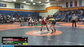 197 lbs Cons. Round 3 - Jack Horihan, Milwaukee School Of Engineering vs Clay DeBaillie, Augustana College