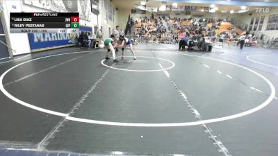 105 lbs Cons. Semi - Lisa Diaz, JW North vs Riley Pestanas, Poly/Long Beach