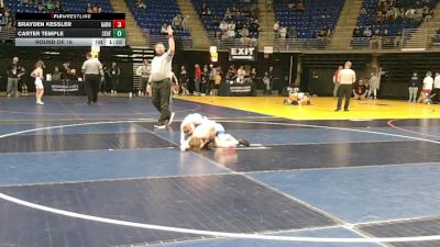 85 lbs Round Of 16 - Brayden Kessler, Garnet Valley vs Carter Temple, Seneca Valley