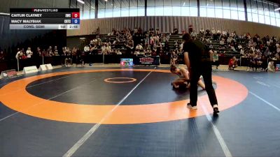 59kg Cons. Semi - Caitlin Clatney, Saskatoon Wrestling Club vs Macy Malysiak, Hamilton Wrestling Club