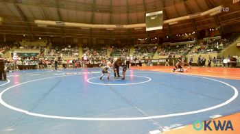 46 lbs Round Of 16 - Kellen Daniels, Pin-King All Stars vs Bryer Williams, Locust Grove Youth Wrestling