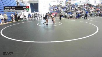 120 lbs 5th Place Match - Kiera Lawton, Junction City vs Eleanor Radi, Manhattan