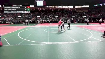132 lbs Champ. Round 1 - Waylon Hertel, CAR3 vs Charles Shamakian, Unattached