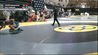 144 lbs 5th Place - George Emendorfer, Baylor School vs Billy Hamilton, McCallie School