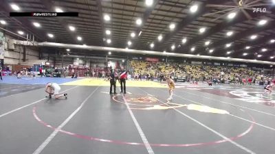 120 lbs Quarterfinal - Hayden Eardley, Eastside United vs Bryce Oostenink, Sioux Center Riptide