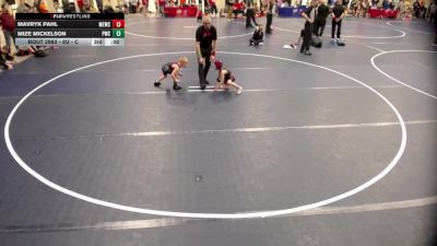 8U - D 5th Place Match - Braylee Botler, New Prague Wrestling vs Declan Taylor, St. Francis Gladiators Wrestling Club