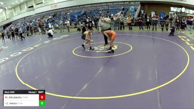 14U Boys - 110 lbs Champ. Round 2 - Miyon Alkubechy, Young Guns Nashville Wrestling vs Corbyn Weiss, Crass Trained-The Weigh In Club