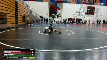 120 lbs Champ. Round 1 - Brody Ruby, North Marion vs Travis Armstrong, West Salem