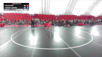113 lbs Semifinal - Collin Frey, Evansville Wrestling Club vs August Lubinski, Askren Wrestling Academy