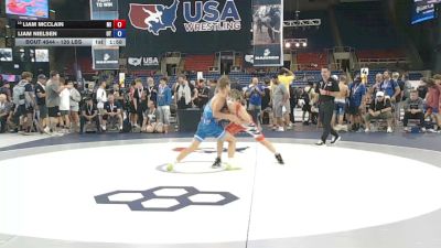 126 lbs Cons. Rd Of 32 - Liam McClain, Michigan vs Liam Nielsen, Utah