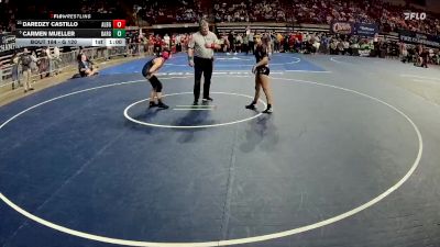 G 120 lbs Cons. Round 4 - Carmen Mueller, Baton Rouge Girls vs Daredzy Castillo, Albany Girls
