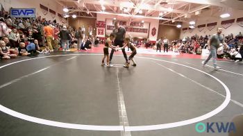 40 lbs Quarterfinal - Waylon Pearson, Barnsdall Youth Wrestling vs Eli Reeves, Broken Arrow Wrestling Club