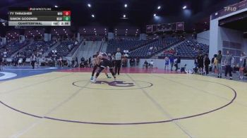 165 lbs Quarterfinal - Simon Goodwin, New College Of Florida vs Ty Thrasher, Missouri Valley