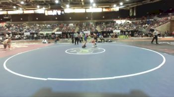 195 lbs Cons. Round 2 - Uriel Valdez, Bend Senior vs Jacob Church, New Plymouth