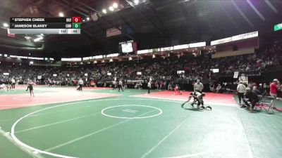 100 lbs Cons. Semi - Jameson Blakey, CRW3 vs Stephen Cheek, BKV1
