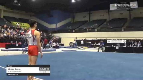 Misha Romo - Floor, SCATS Gymnastics - 2021 USA Gymnastics Development Program National Championships