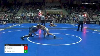 100 lbs Prelims - Christopher Ahrens, Rhino vs Jaxon Trotter, Keystone Kids