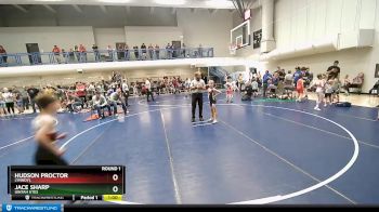 64-69 lbs Round 1 - Jace Sharp, Uintah Utes vs Hudson Proctor, Lynndyl