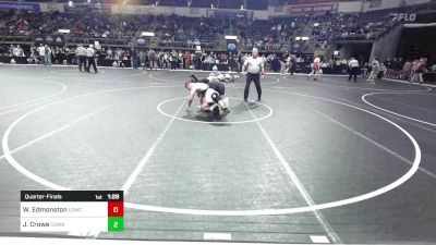 192 lbs Quarterfinal - William Edmonston, Live Oak Wrestling Club vs Jax Crowe, Central Kentucky Wrestling Academy