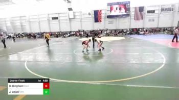 109 lbs Quarterfinal - Daxston Bingham, Bear River vs Jake Wood, Grindhouse WC