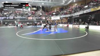 130 lbs Quarterfinal - Lorelei Granberry, Norton Community HS vs Kyla Manuel, Atchison-Maur Hill-Mount Academy