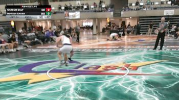 215 lbs Round 2 (4 Team) - Chason Daly, Unity, IL vs Hunter Sauer, Anoka, MN