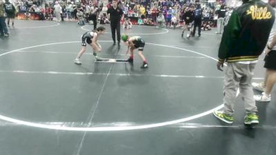 60 lbs Quarterfinal - Luciana Patacca, KC Elite Training Center vs Grayson Link, Summerville Take Down