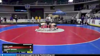 5 lbs Quarterfinal - Cory Land, Moody Hs vs Cooper Brooks, Jasper