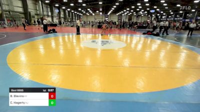 120 lbs Consi Of 16 #2 - Braydan Blevins, KY vs Colton Hagerty, NJ