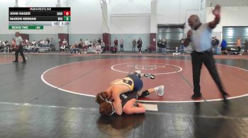 133 lbs Round Of 16 - John Hager, Davidson vs Mason Kernan, West Virginia