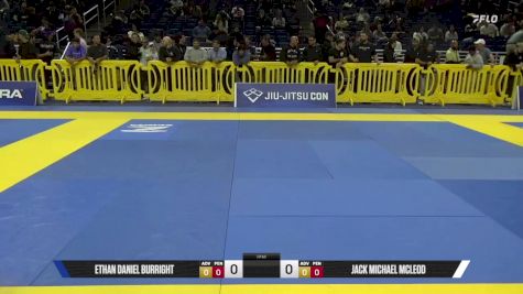 Jack Michael McLeod vs Ethan Daniel Burright 2025 Pan IBJJF Jiu-Jitsu No-Gi Championship