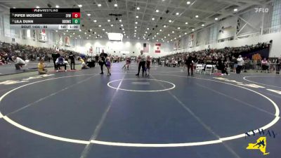 86 lbs Semifinal - Piper Mosher, Saratoga Youth Wrestling vs Lila Dunn, Divas Of Destruction Wrestling Club