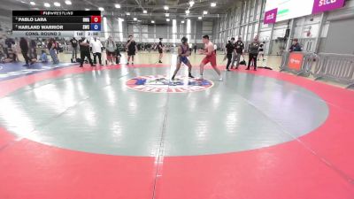190 lbs Semis - Pablo Lara, Riverhawk Wrestling Academy vs Harland Warrior, Shelton Wrestling Club