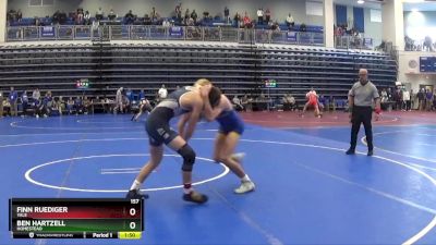 157 lbs Semifinal - Finn Ruediger, Yale vs Ben Hartzell, Homestead