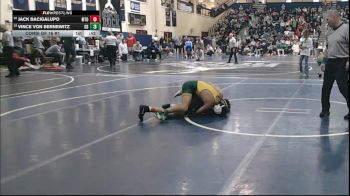 114 lbs Consi Of 16 #1 - Jack Bacigalupo, Mt. Olive vs Vince Von Bernewitz, Great Bridge