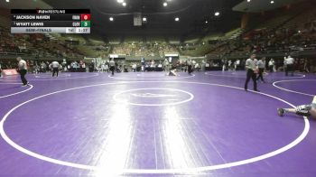 167 lbs Semifinal - Jackson Naven, Frontier vs Wyatt Lewis, Clovis