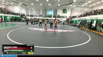 160 lbs Champ. Round 2 - Dorian Molinar Meula, South vs Brandon Jones, Big Piney