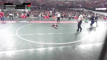 54 lbs Cons. Round 2 - Porter Njos, Big Foot Wrestling Club vs Sawyer Klein, Mishicot