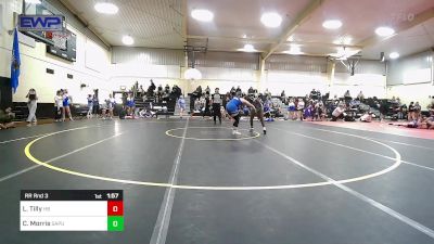 190 lbs Rr Rnd 3 - Laila Tilly, Har-Ber High School vs Caris Morris, Sapulpa Girls High School