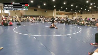 90 lbs Round 5 (6 Team) - Max Wheeler, Alabama Elite Red vs Lyon Holmes, BHWC/Florida Supreme Young Guns